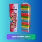 Jenga de colores .Jenga de colores 54 piezas