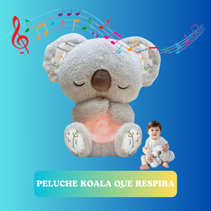 Peluche koala que respira . Peluche koala musical que respira