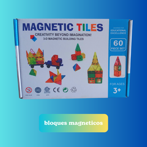 Baldosas Magneticas .Blocks Magneticos .Bloques de construcción magnéticos .Azulejos magnéticos para niños